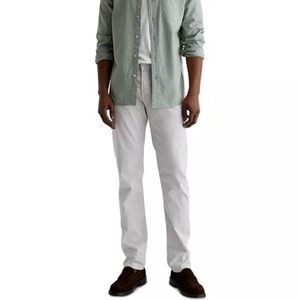 AG The graduate tailored fit sueded jeans